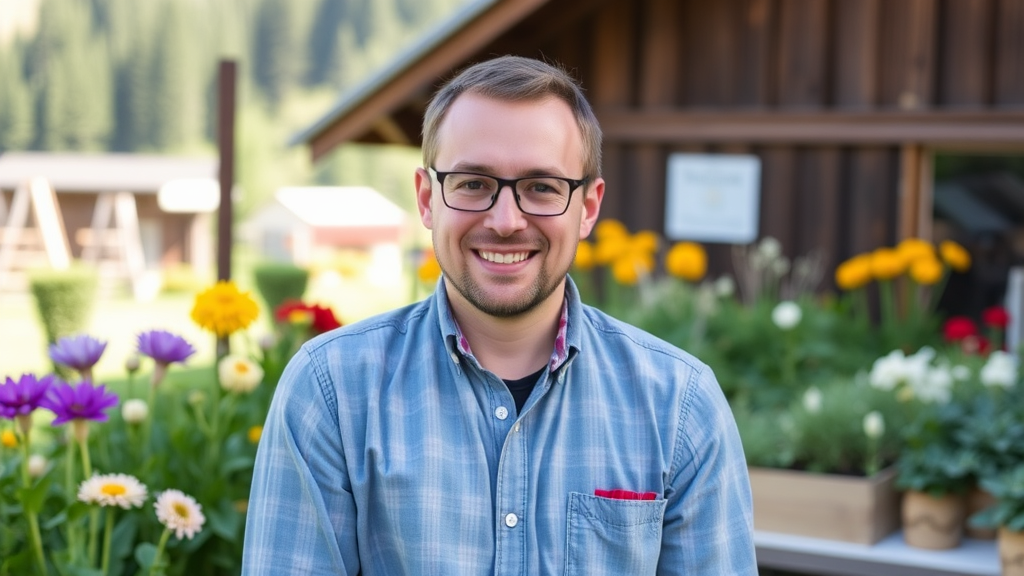 Gärtner in Tirol bei der Suchmaschinenoptimierung, fokussiert auf lokale SEO-Strategien, Nutzung von Keywords und Erstellung von hochwertigem Content.