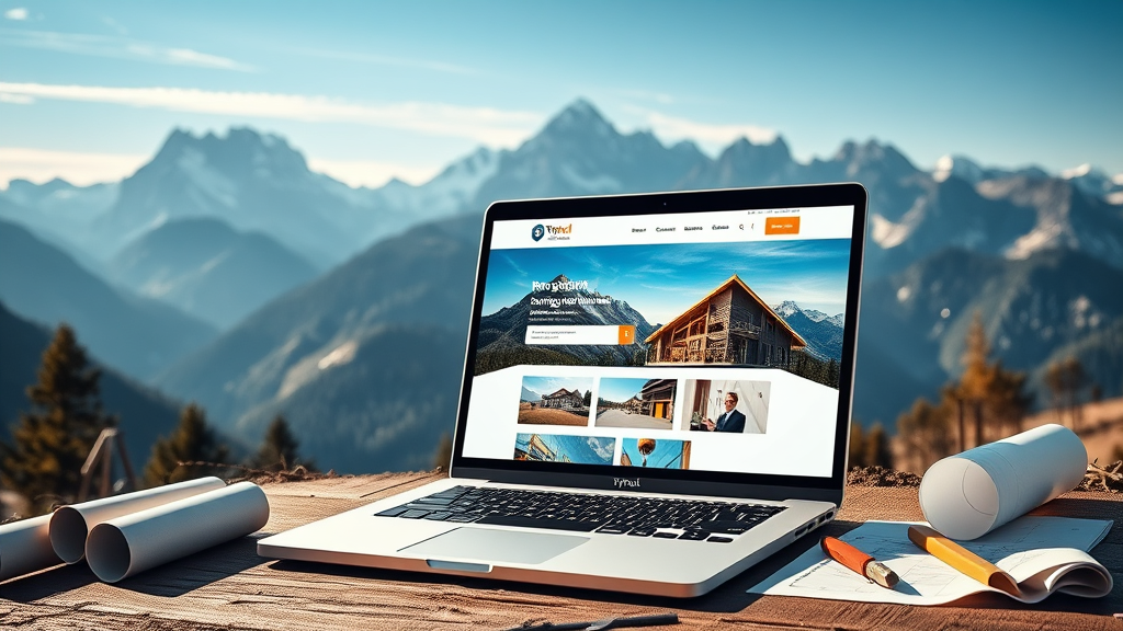 Professionelles Webdesign für Bauunternehmen in Tirol, das beeindruckt, Kunden anzieht und optimale Nutzererfahrungen bietet.
